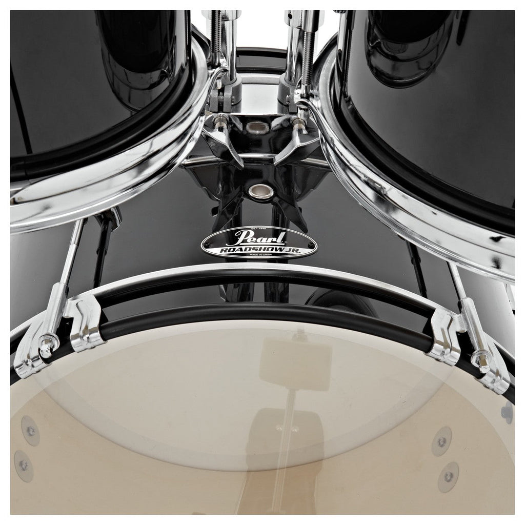 Pearl Roadshow Junior 5pc Drum Kit, Jet Black