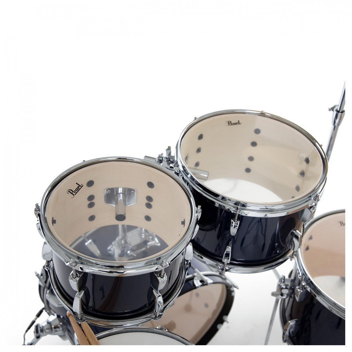Pearl Roadshow 5pc Compact Drum Kit w/Sabian Cymbals, Royal Blue